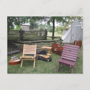 Carte postale du camp de musique du musicien