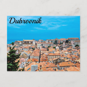 Carte postale du centre historique de Dubrovnik