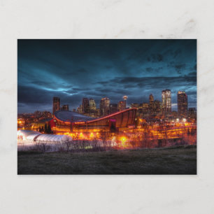Carte postale du centre-ville de Calgary