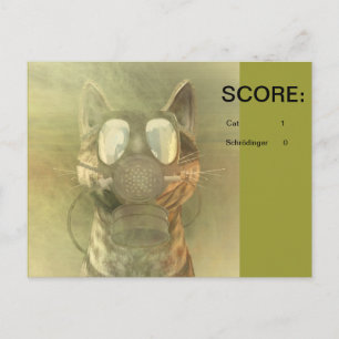 Carte postale du chat de Schrödinger sous-estimé