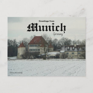 Carte postale du château de Blutenburg Munich Alle