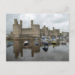 Carte postale du château de Caernarfon