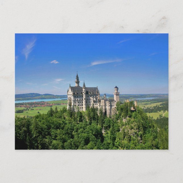 Carte postale du château de Neuschwanstein (Devant)