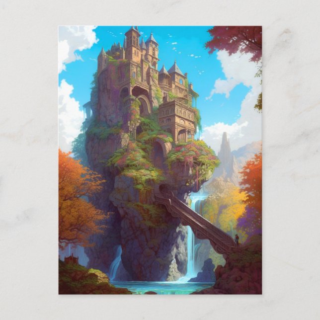 Carte postale du château d'Imaginaire magique (Devant)