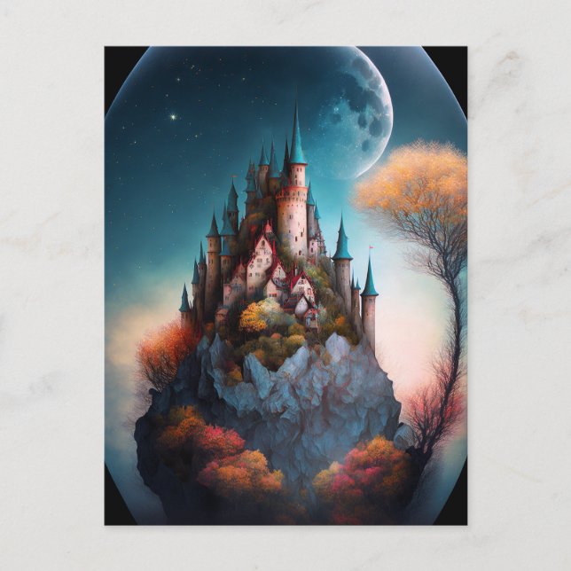 Carte postale du château d'Imaginaire magique (Devant)