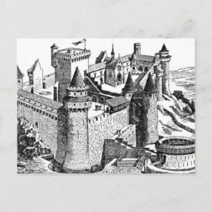 Carte postale du château médiéval