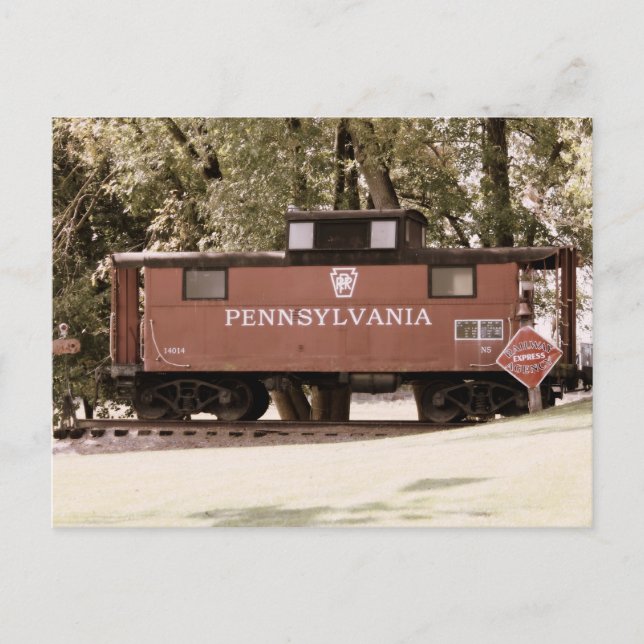 Carte postale du chemin de fer de Pennsylvanie (Devant)