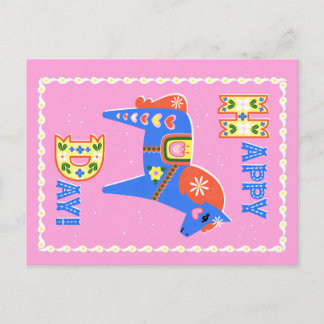 Carte postale du cheval de Dala