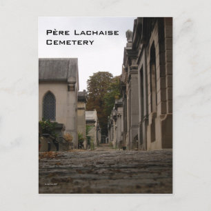 Carte postale du cimetière du Père Lachaise