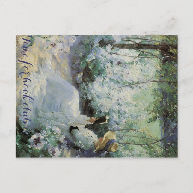 Carte postale du club de livres (Devant)