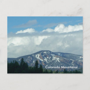 Carte postale du Colorado Mountains