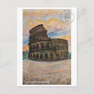 Carte postale du Colosseum