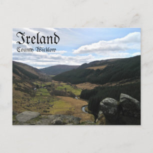 Carte postale du comté de Wicklow, Irlande