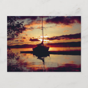 Carte postale du coucher de soleil à Rocky Point