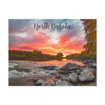 Carte postale du Dakota du Nord
