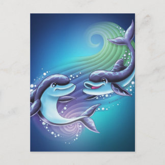 Carte postale du dauphin