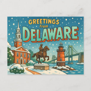 Carte postale du DELAWARE
