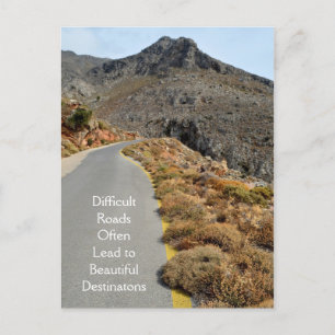 Carte postale du devis de voyage Inspiration