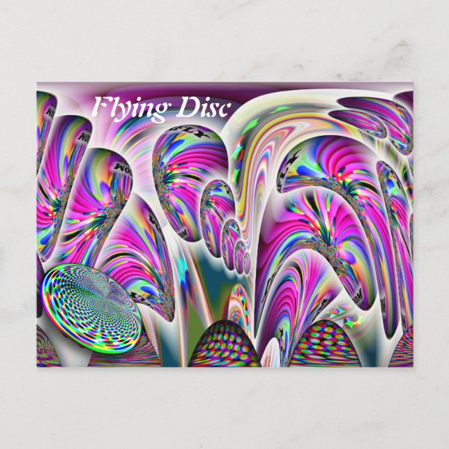 Carte postale du disque volant (Devant)