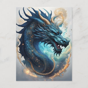 carte postale du dragon des nuages