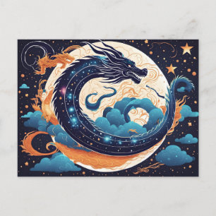 carte postale du dragon lunaire