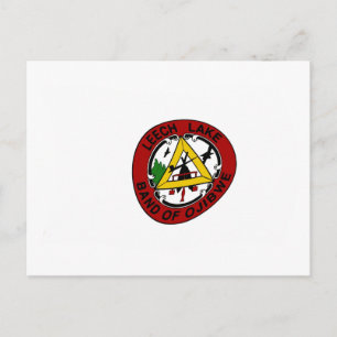 Carte postale du drapeau de la réserve de Leech La