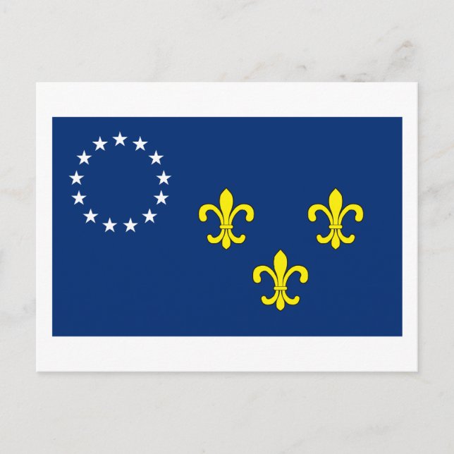 Carte postale du drapeau de Louisville (Devant)