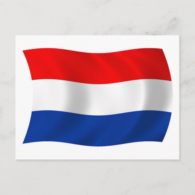 Carte postale du drapeau des Pays-Bas (Devant)