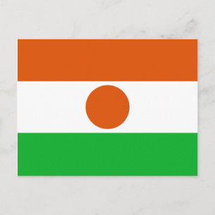 Carte postale du drapeau du Niger