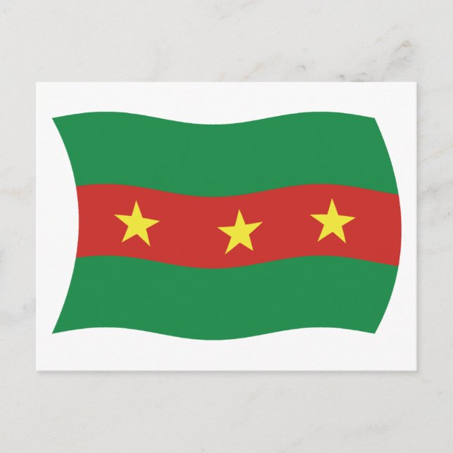 Carte postale du drapeau du peuple Ewe (Devant)