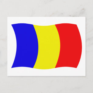 Carte postale du drapeau du Tchad