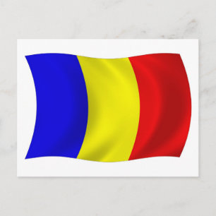 Carte postale du drapeau du Tchad