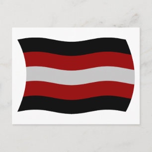 Carte postale du drapeau sataniste