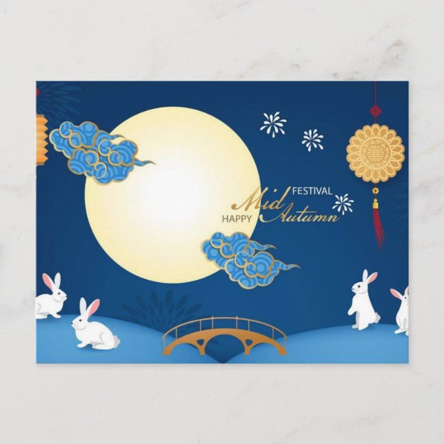 Carte postale du Festival de mi-automne (Devant)