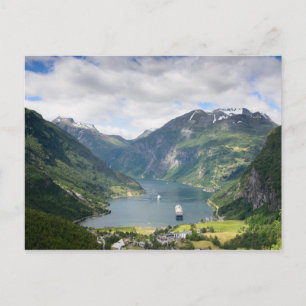 Carte postale du Geirangerfjord