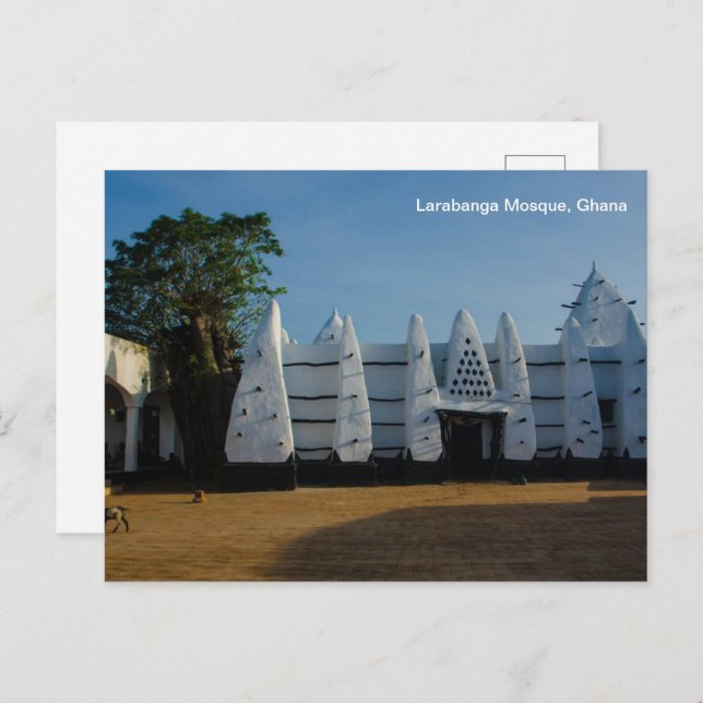 Carte postale du Ghana (Devant / Derrière)