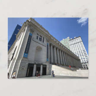 Carte postale du hall du train Moynihan de New Yor