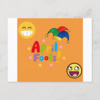 Carte postale du jour des fêtes d'avril