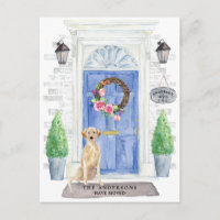 Carte postale du Labrador Retriever Moving Faire-p