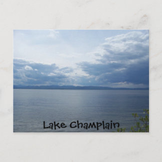 Carte postale du lac Champlain