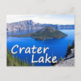 Carte postale du lac Crater