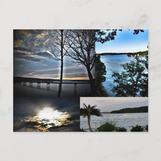 Carte postale du lac des Ozarks (Devant)