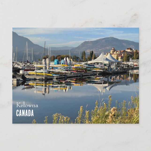 Carte postale du lac Okanagan à Kelowna, Canada (Devant)