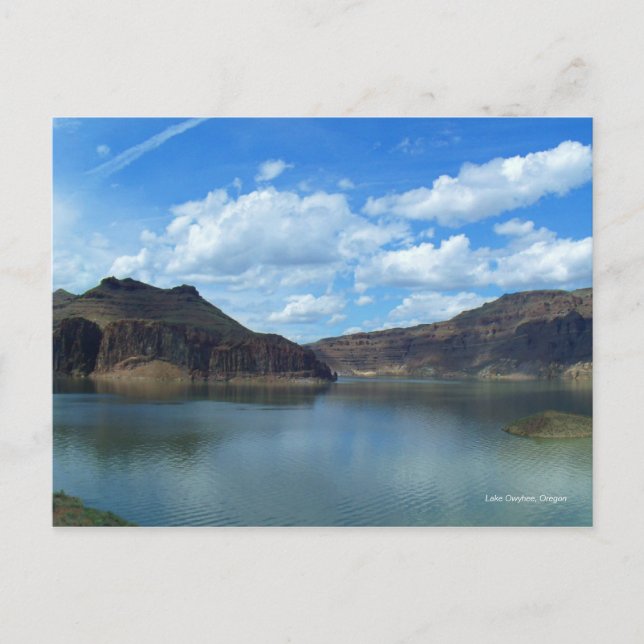 Carte postale du lac Owyhee (Devant)
