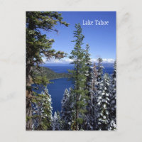 Carte postale du lac Tahoe