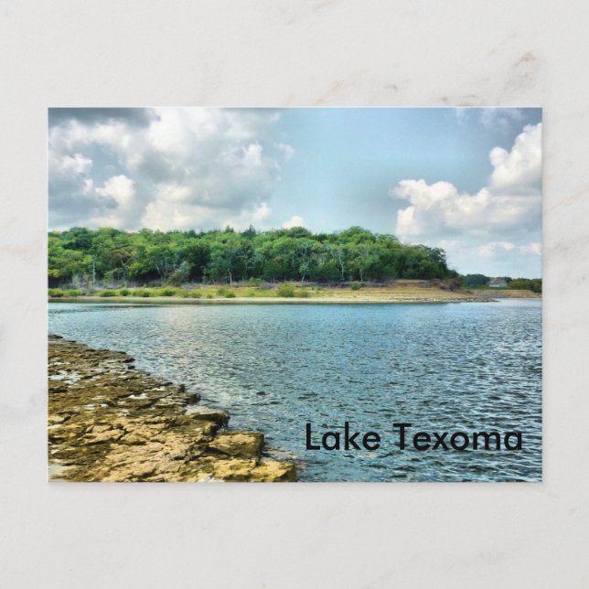 Carte postale du lac Texoma (Devant)