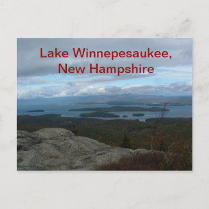Carte postale du lac Winnepesaukee