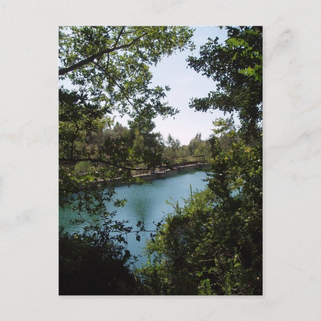 Carte postale du lac Zaros (Devant)