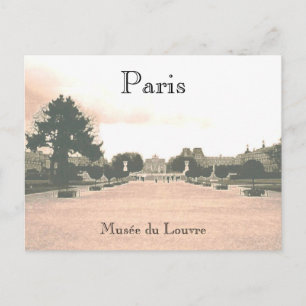 Carte postale du Louvre Gardens