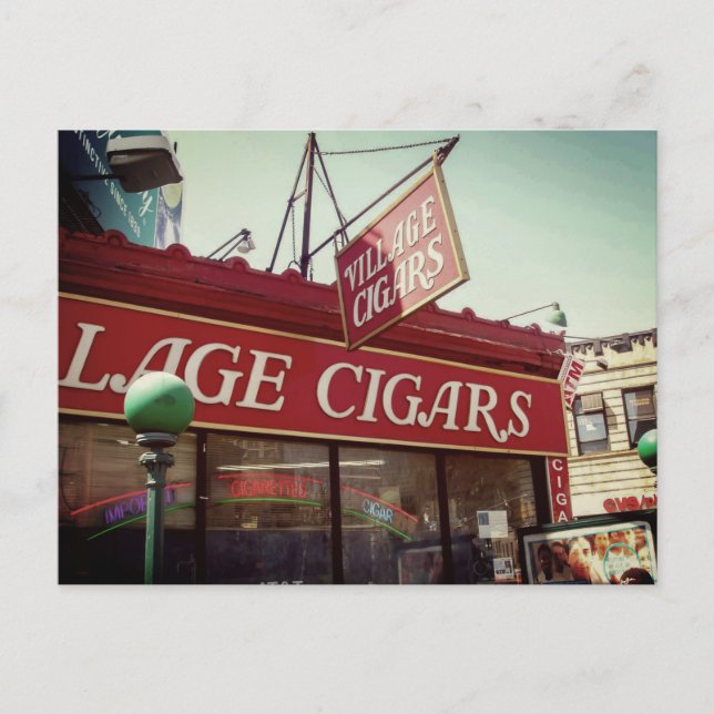 Carte postale du magasin Village Cigars (Devant)